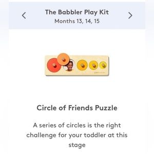 Lovevery Circle of Friends Puzzle 13 Months and up